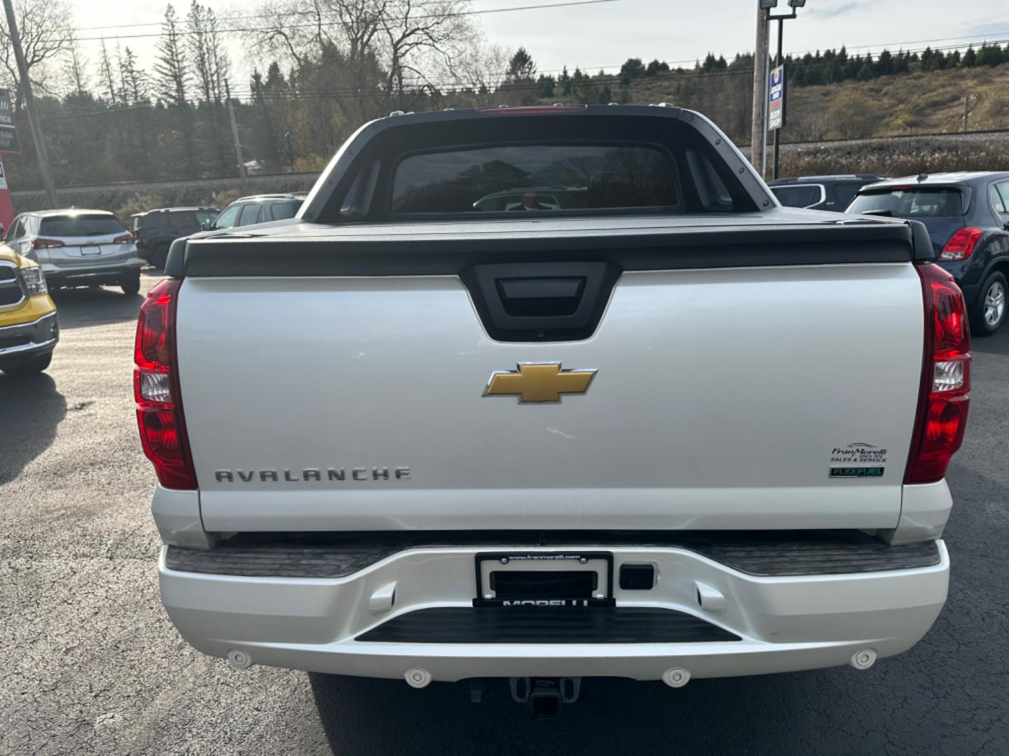 2011 White /BLACK Chevrolet Avalanche (3GNTKGE31BG) with an 8 engine, automatic transmission, located at 8464 Route 219, Brockway, PA, 15824, (814) 265-1330, 41.226871, -78.780518 - WOW...just traded in 2011 Chev Avalanche LTZ with leather, power/heated/cool seats, sunroof, DVD, hitch, and ONLY 64000 miles. Serviced and ready to go. Hard to find and we have the right one. - Photo#12